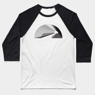 Geometric minimal lineart black Baseball T-Shirt